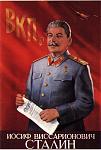 Soviet plakat with Stalin
