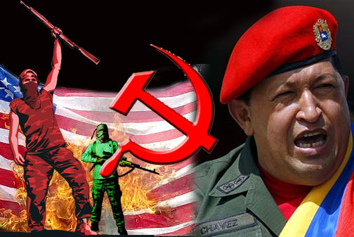 Chavez against imperialism.