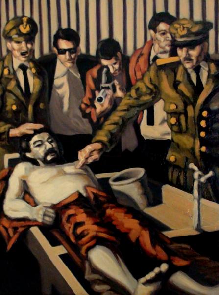The assassination of Che Guevara.

oil 18 x 24"
