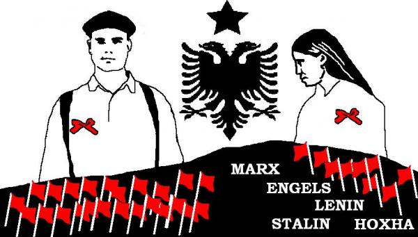 I was fucking around with Paint for an MS paint related thread;

I decided to draw myself, and my Comrade Slavjanski of the HU.

A little cliche, perhaps too many elements in the pic, but I like it.