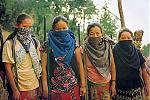 Women cadre in Nepal, most likely in the Rolpa district.