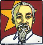 Cuban poster depicting Vietnamese anti-imperialist leader Ho Chi Minh