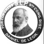 An old Socialist Labor Party Pin advocating Deleon for the ninth congressional district (of most likely New York)