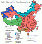 Language families of China