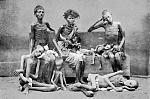 Indian peasant family starving to death under British colonial rule, 1877. 
 
200 years of British economic exploitation of the Indian subcontinent...