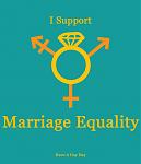 I support marriage equality... we can kill the institution of marriage later (right now I am busy expanding it).