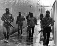 The supporters and sympathizers of the IRA. (Yes, they still exist and merging powers)<br /> 
Or just anyone that supports a 32 country Socialist republic in Ireland.